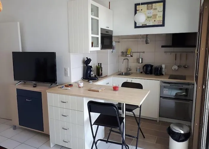 Face A La Pour Cet Agreable T2 Daire